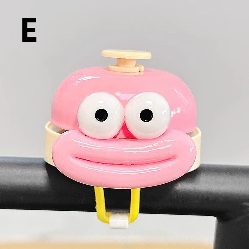 Xunting Bike Bell Cute Cartoon Horn MTB Road Bikes Children's Scooter Road Bike Bell Easy Installation: PURPLE