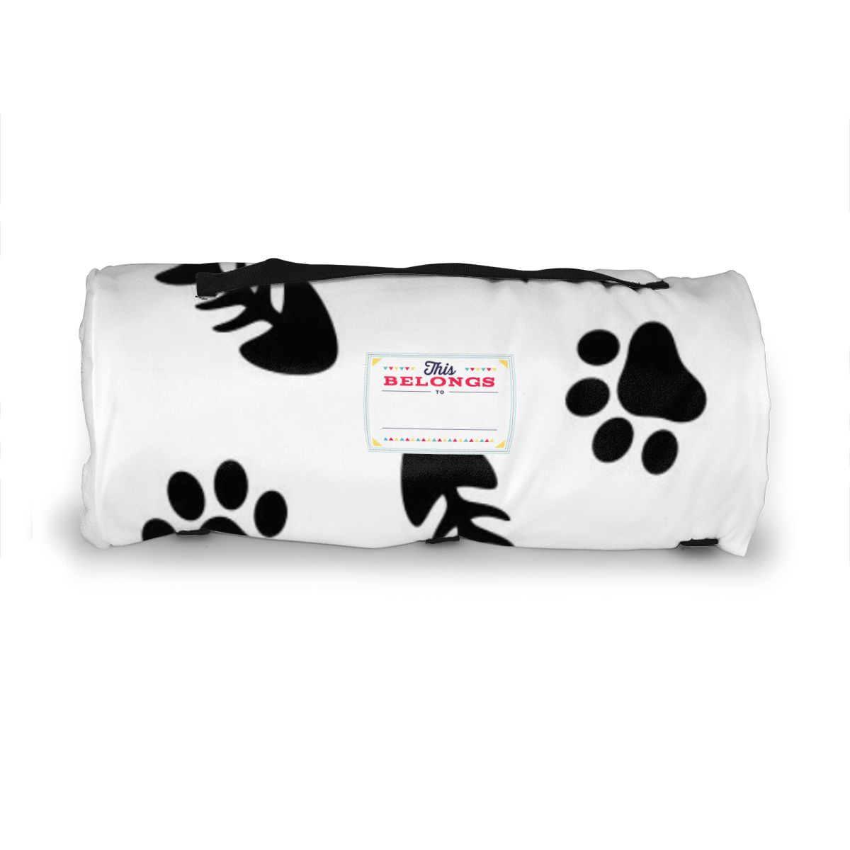 Fishbone And Cat Paw Nap Mat with Pillow for Toddler Boys and Girls Ideal for Daycare and Preschool