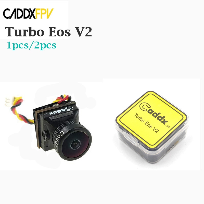 Caddx Turbo EOS2 FPV Camera 1200TVL 2.1mm 1/3 CMOS 16:9/4:3 Mini FPV Camera Micro Cam NTSC/ PAL Voor RC Drone Auto Accessoire