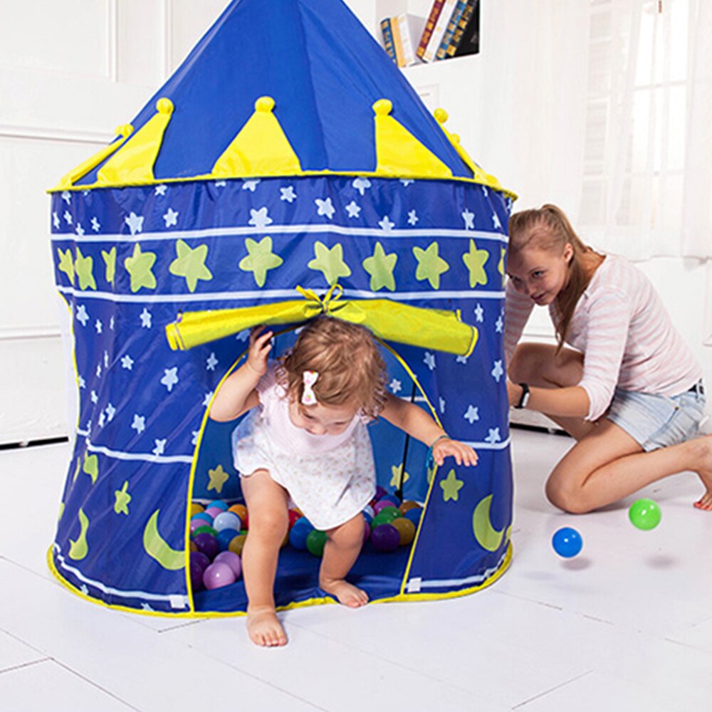 Kids Tent Ball Pool Infant Children Games Play Tent House Teepee Princess Castle Funny Interesting Playhouse Room Christmas