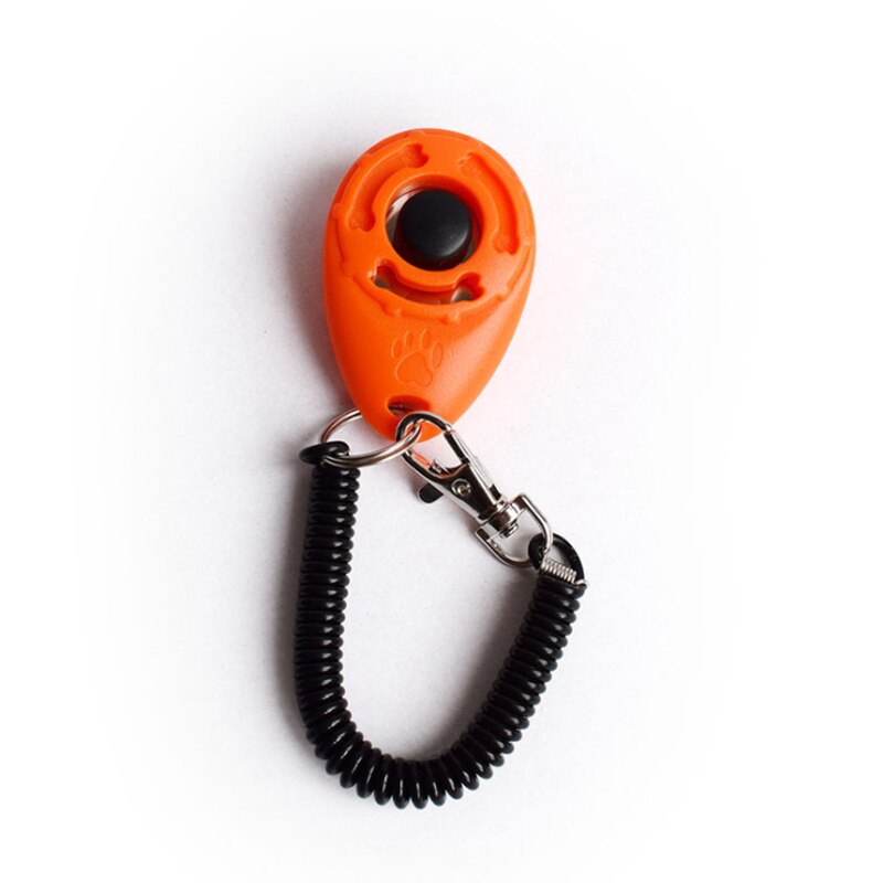 Pet Training Levert Klik Geluid Clicker Hond Levert Training Sirene Clicker Geluid Gids Duurzaam Training Clicker Voor Hond: Dark orange