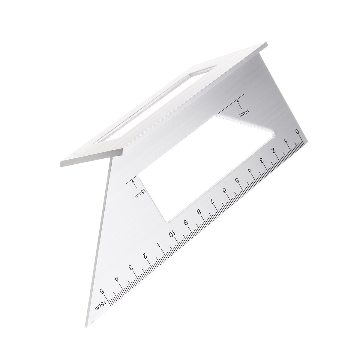 Aluminum Alloy Angle Measuring Combination Square Ruler 45 90 Degree Angle Ruler Marking Gauge Protractor For Woodworking