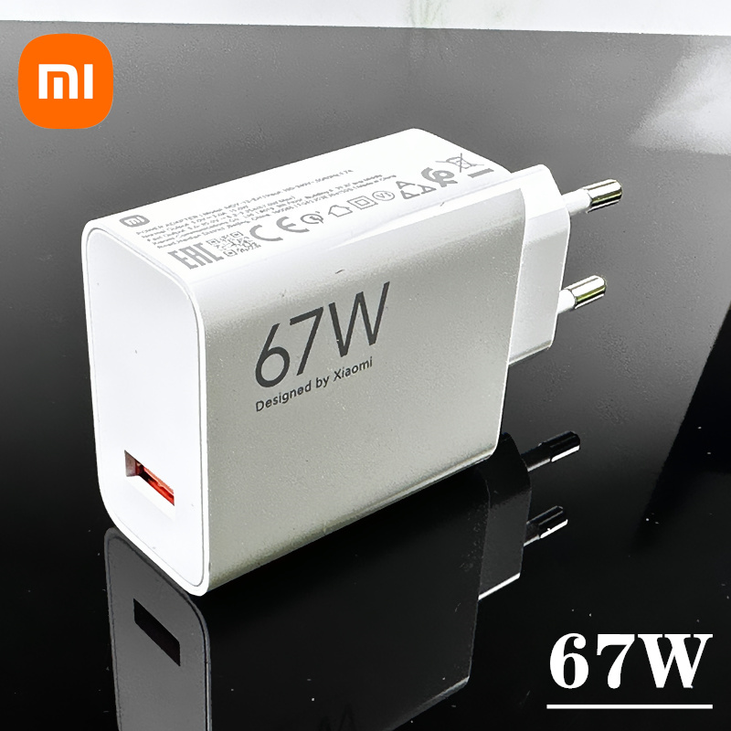 Xiaomi-cargador Turbo Original de 67W, adaptador europeo de carga rápida, Cable Usb tipo C para Redmi Note 13 Pro Mi 13 Lite K60 K60E K50 CIVI 3 2: IL