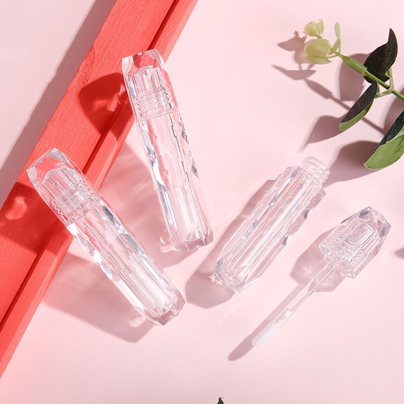2 Ml Diamond Clear Plastic Lipgloss Lege Buis Cosmetische Lipgloss Container Verpakking