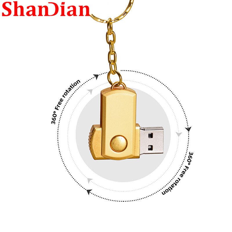 In Acciaio inox USB 2.0 pen drive 256gb 128gb usb flash drive 16gb 32gb 64gb pendrive usb stick con portachiavi Flash Drive