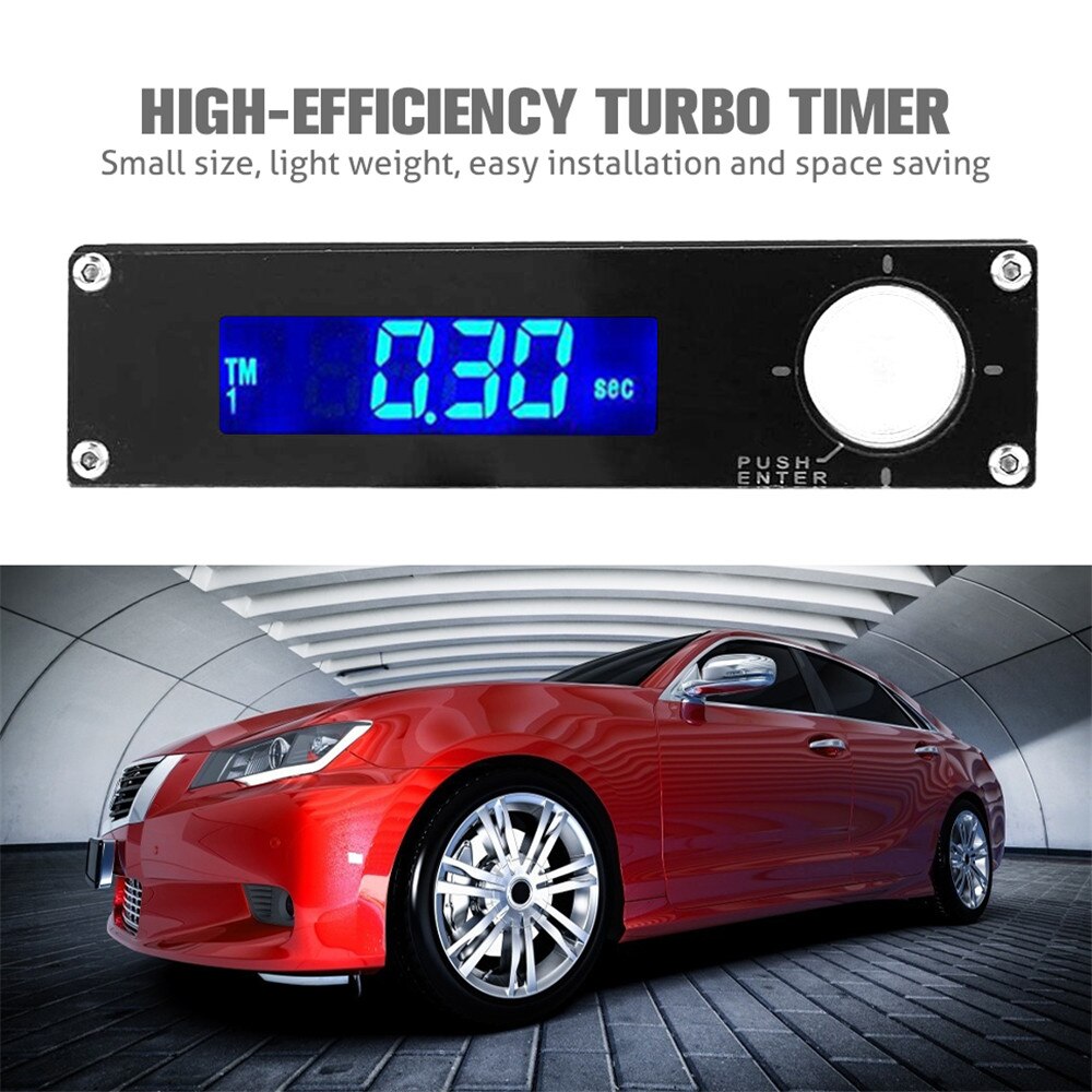 12 V Car Turbo Timer LED Display Separate Type Turbo Timer Useful Engine Cooling Easy Install Turbo Parts