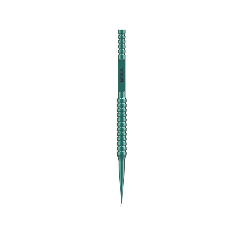 2UUL Grün Titan legierung Ultra-präzision Fingerprint Pinzette für handy Reparatur BGA motherboard chip IC fliegen blei: Bent