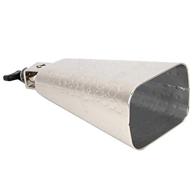 Accessoires d'instruments à Percussion, pièces d'instruments à Percussion, cloche de cloche en métal de 6 pouces avec poignée de Percussion musicale
