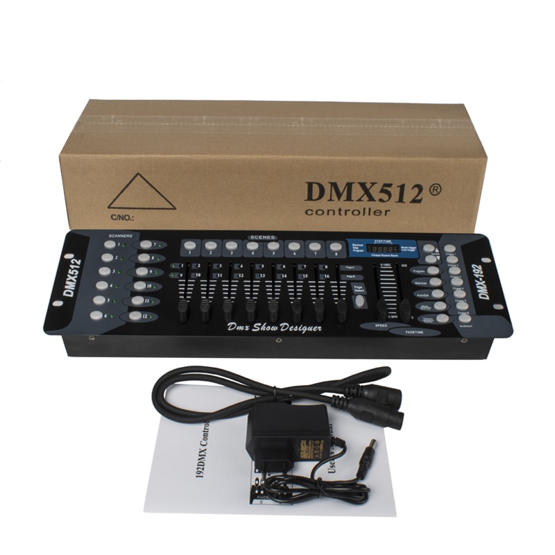 DMX512 Stage Licht Dmx Controller Console Dmx 192 Controller Voor Stage Party Dj Licht Dmx Console Disco Controller Apparatuur