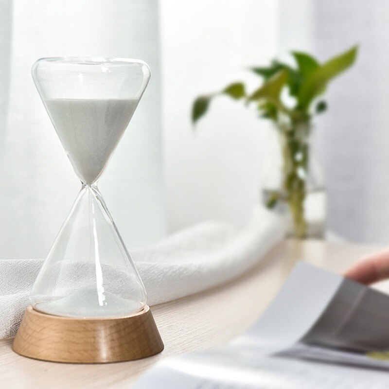 Tiimalasi hiekka -ajastin  - 30 minuutin ja 15 minuutin ajastin