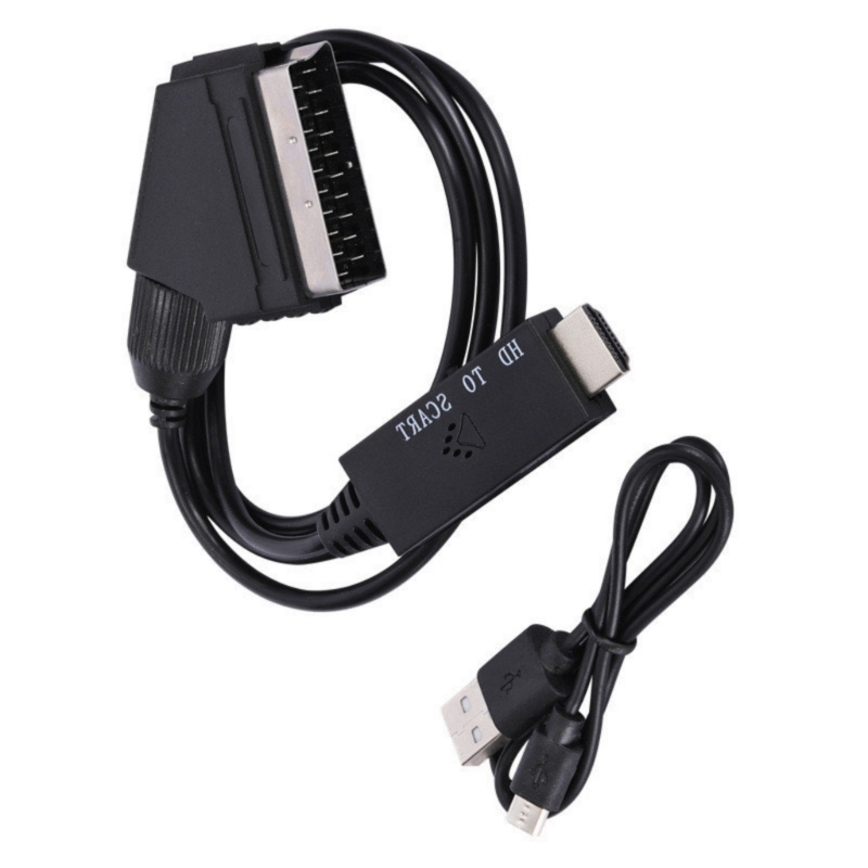 1080P SCART to HDTV Converter 1080P 60Hz Video Cable Adapter Converter