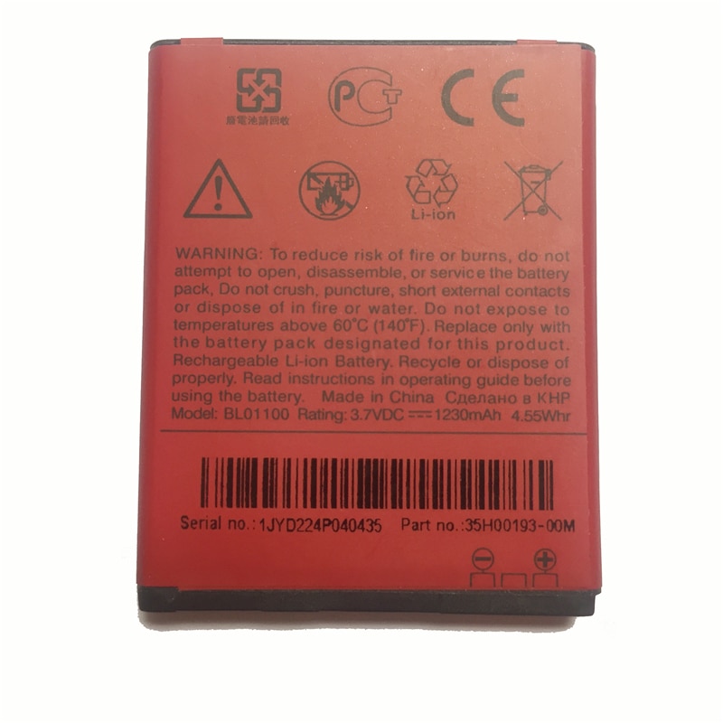 BL01100 Battery For HTC Desire C A320e BA-S850 BA-S910 PL01100/BA S850/BA S910 Cellphone Battery