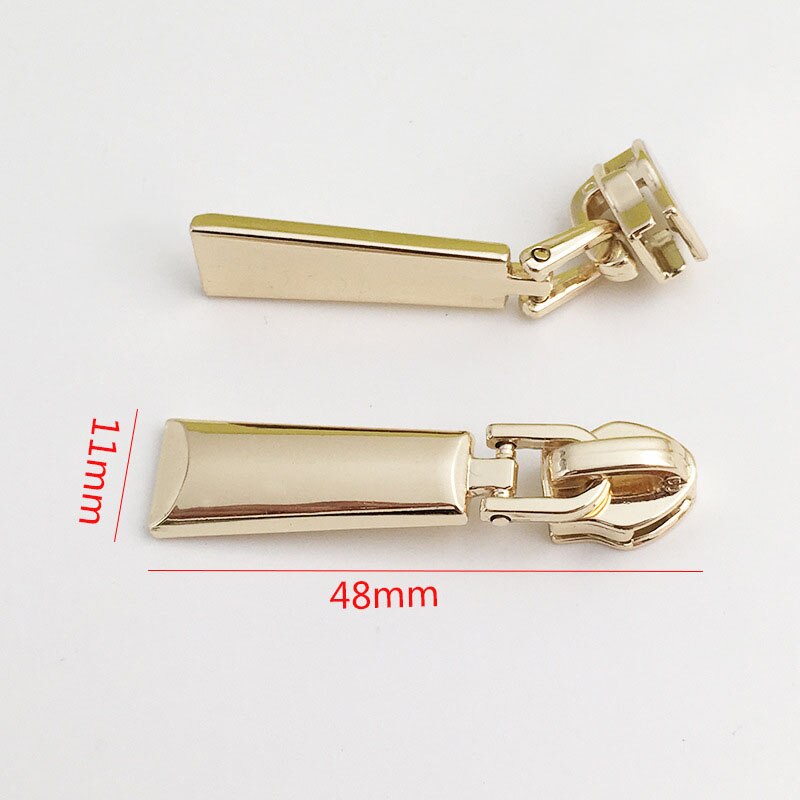 5 pièces 5 # fermeture métallique pour fermetures à glissière en Nylon sac vêtements Zipps tête tire Zip Kits de réparation bricolage accessoires de couture: No14