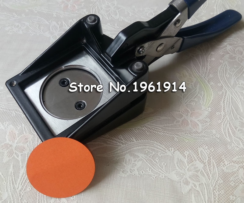 Handleiding Cirkel Snijder Hand Held Ronde 32 Mm Papier Grafisch Punch Die Cutter 1-1/4 &quot;Pro Button Maker maken Tool