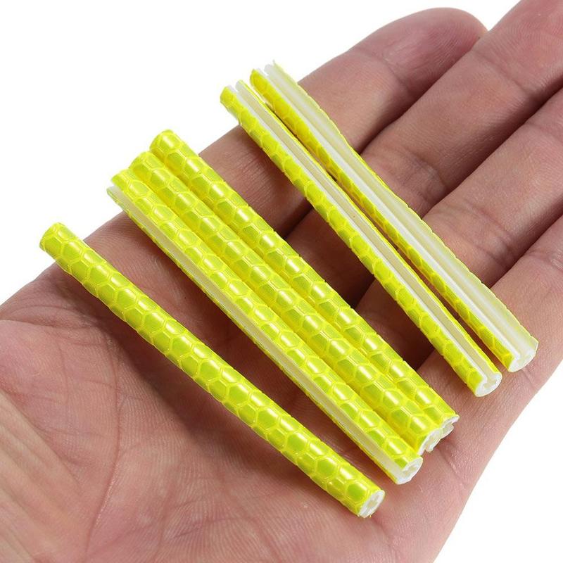 Sykkel sykkel sykling eiker hjul reflektor sikkerhetsfyller strømpe reflekterende  m7 p 2