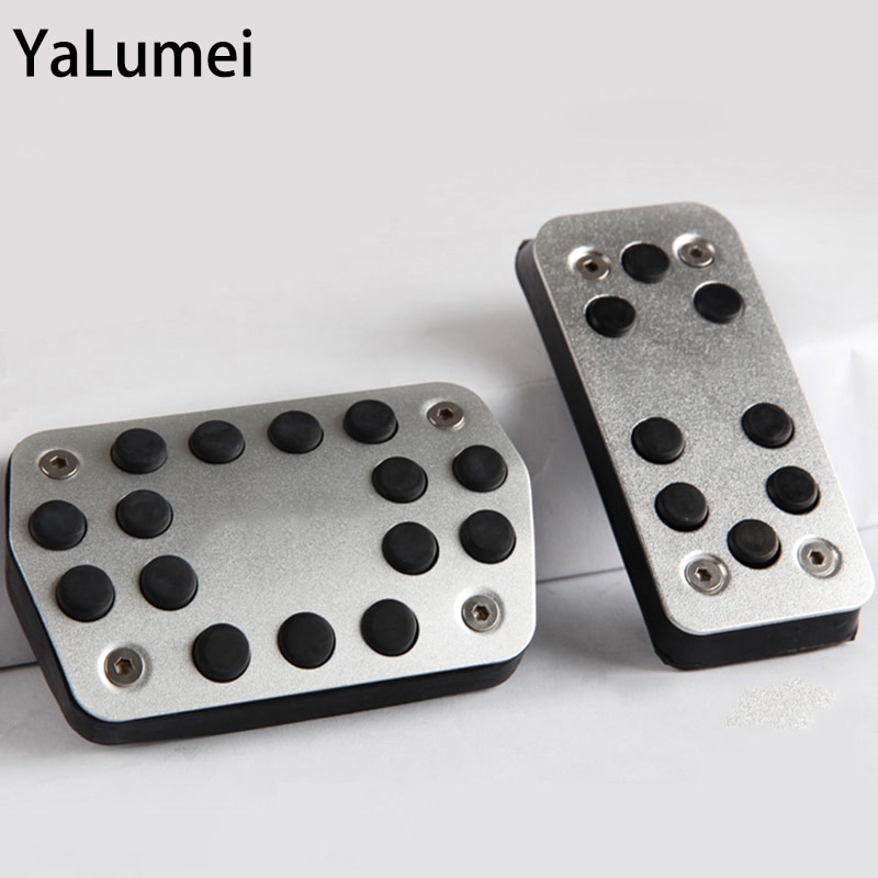 Aleación de aluminio, Pedal de acelerador para automóvil, almohadillas para Pedal de acelerador, cubre pedales para Ford Focus 2 3 4 MK2 MK3 MK4 2005