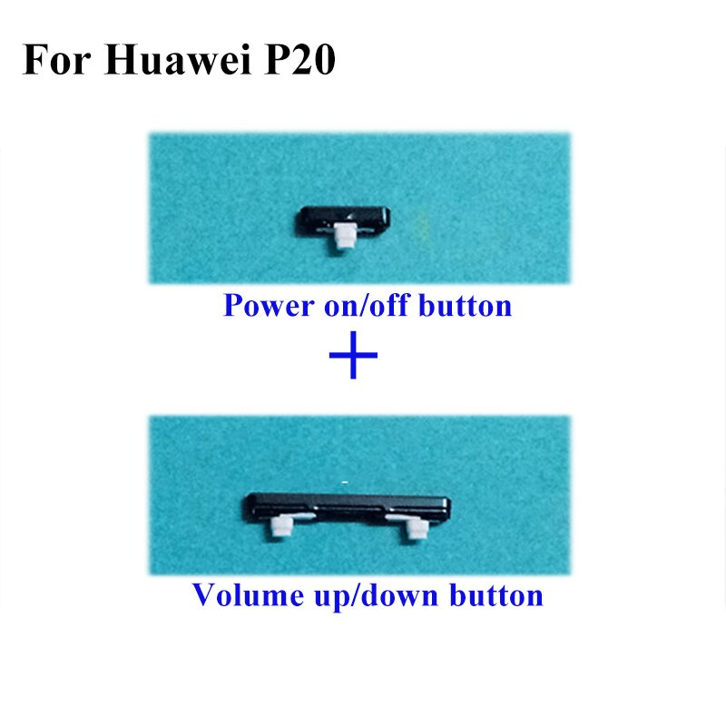 Zijknop Voor Huawei P20 P 20 Power On Off Knop + Volume Knop Side Button Set Vervanging Reparatie