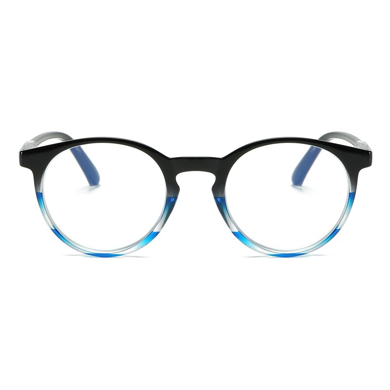 Zilead cadre rond Anti-bleu lunettes printemps oeil jambe léger et confortable Portable protéger vos yeux lunettes de lecture
