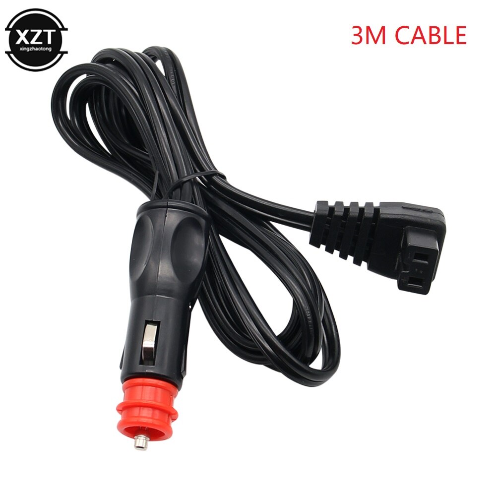 2M/3M Car Fridge Cigarette Cable Cooler Charging Replacement Line 12A For Car Refrigerator Warmer Extension Power Cable For Car: 3M