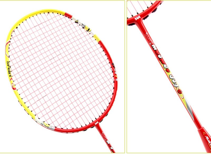 Raquette de Badminton en carbone ultra-léger 4U cordes sac à cordes raquette de badminton
