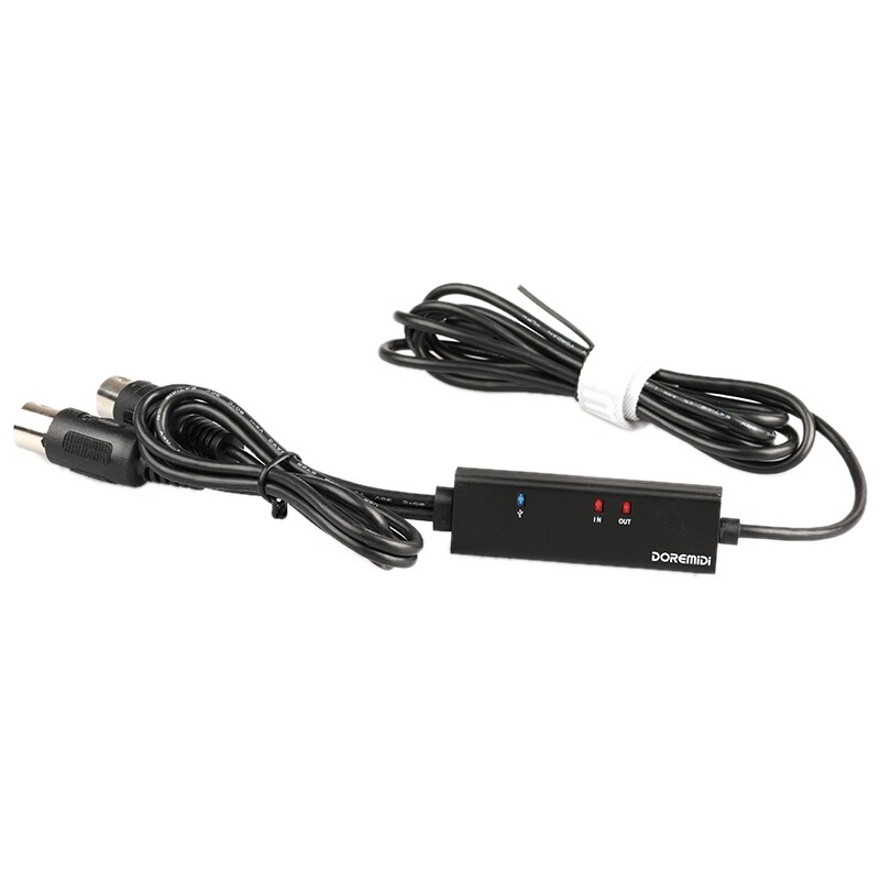 Doremidi mtu -11 midi til usb c type c kabel usb midi konverter med indikatorlys til android: Default Title