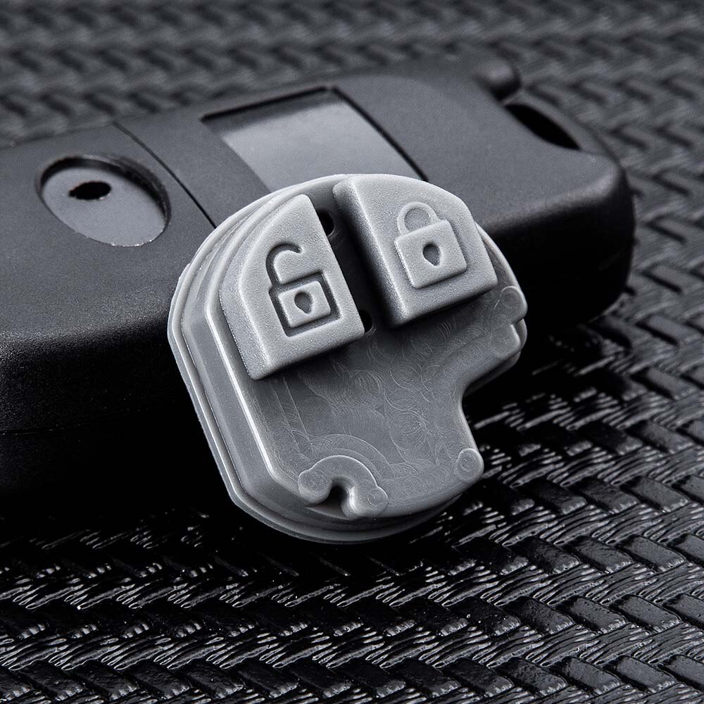 WhatsKey 2 Buttons Remote Car Key Shell For Suzuki Swift Vitara SX4 Alto jimny Replacement key HU133R/SZ11R Blade Button Pad: 1Pcs Buttons Pad