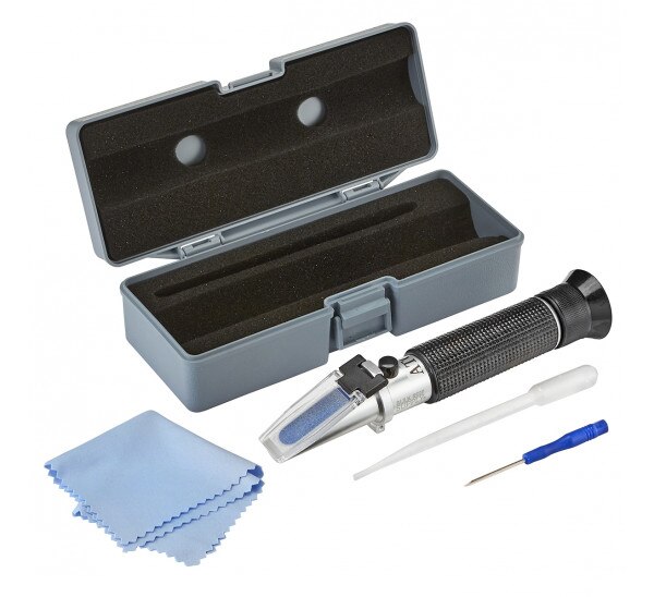 DW VASTOCEAN AQUARIUM FISH TANK LED REFRACTOMETER FOR READING SALINITY WITH CALIBRATION FLUID