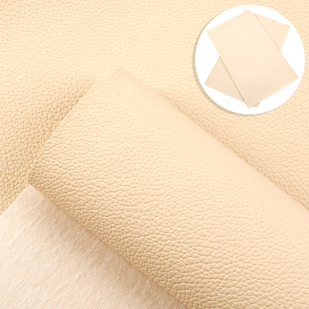 20*33cm Plain Color Lychee Grain Leather Fabric Faux Leather For Handbag Wallet Earrings Making,1Yc9050: 1099262018