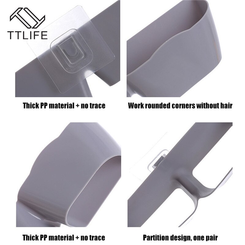 Muur Gemonteerde Sticky Opknoping Schoen Haak Plank Rack Schoenen Houder Opslag Plastic Schoen Plank Stand Schoen rack Organizer