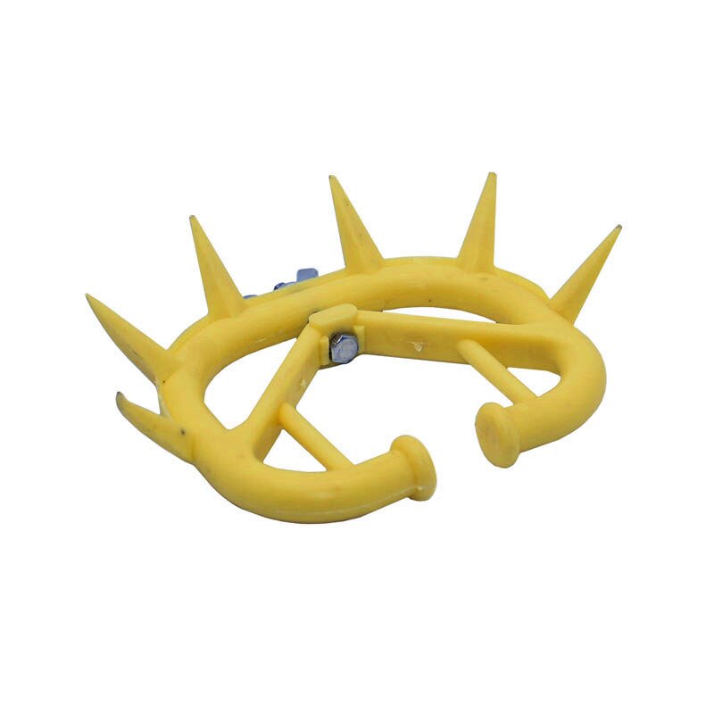 Plastic Calf Weaner Durable Cattle Cow Weaner Anti Sucking Milking Stop Kit Calf Nose Ring Farm products 2pcs: Yellow