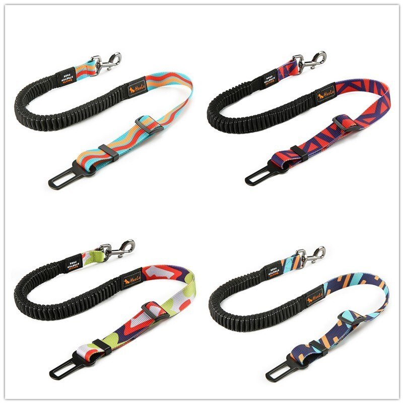 Deodoo Premium Duurzaam Hond Auto Elastische Seat Belt Verstelbare Zware Hond Veiligheidsgordel Voor Voertuig Accessoires