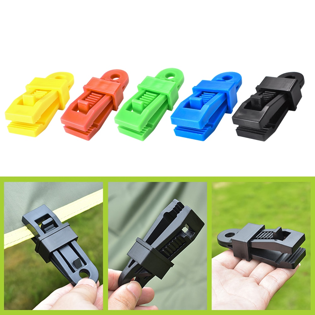 10 stücke Zelt Haken Outdoor Camping Große Markise Baldachin Pull Punkt Haken Multi-funktionale Praktische Langlebig Schnalle Zelt Barb clips