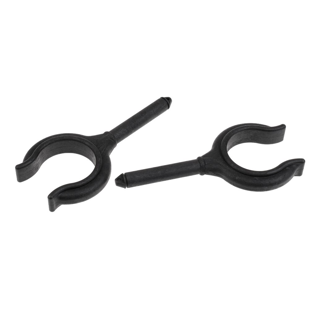 2Pcs Nylon Marine Boat Dinghy Oar Lock Rowlock Side Mount Fits 1 3/4" Oars