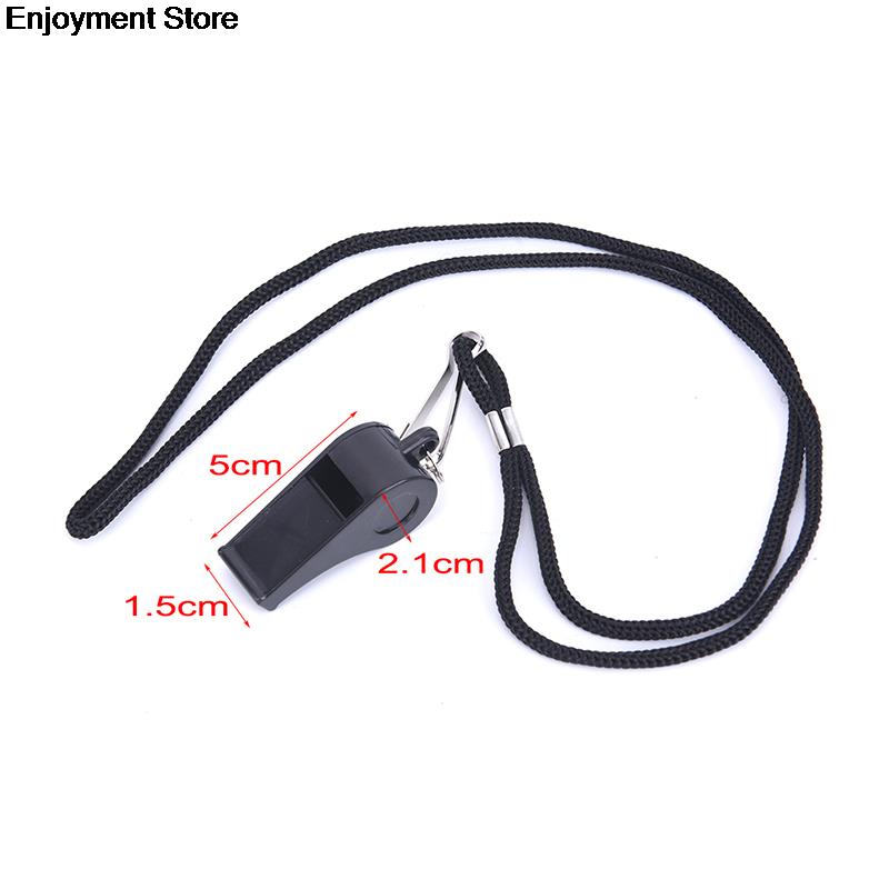 2Pcs Coach Whistle Sports Football Basketball Referee Training Whistle Outdoor Survival With Lanyard