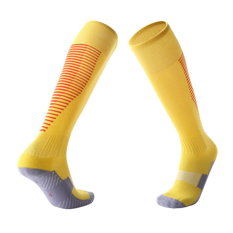 Adult Motocross Socks Non-slip Over The Knee Football Socks Thick Towel Bottom Socks Sweat-absorbent Wear Sports Socks: C1-07