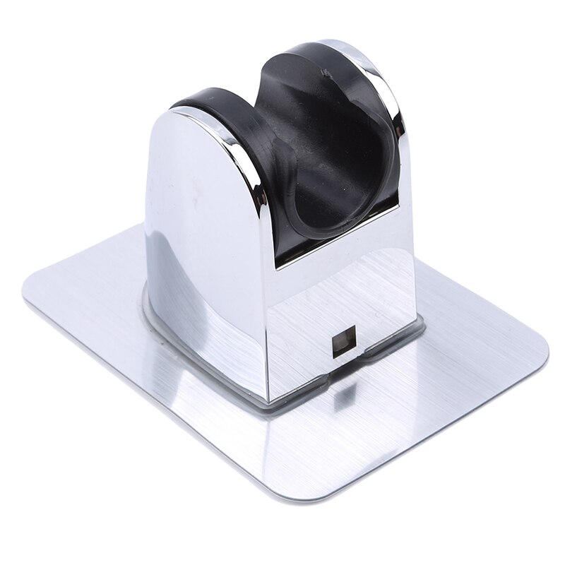 Regolabile auto-adesivo Palmare Plactis Lucido Soffione titolare Fissato Al Muro Bagno Doccia Staffa di Supporto