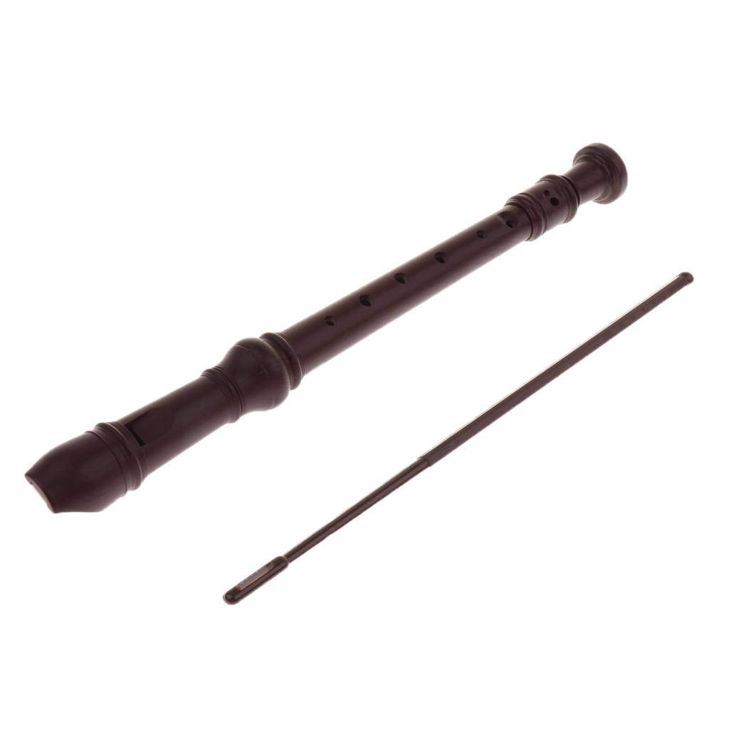 Portable 8-Hole German Style ABS Soprano Recorder Mini Clarinet 32.5cm