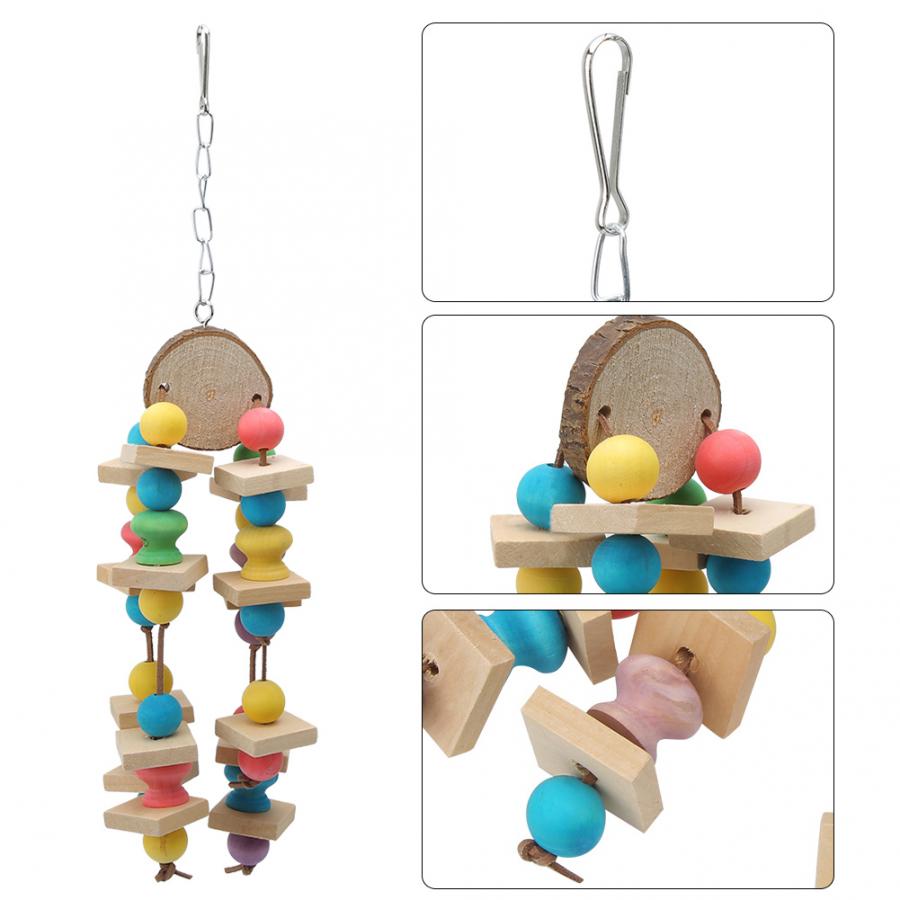 6 Styles Brain Game Toy Plastic Pet Bird Chewing Biting Hanging Tooth Grinding Natural Straw Plaiting Cage Toys Parrots Supplies