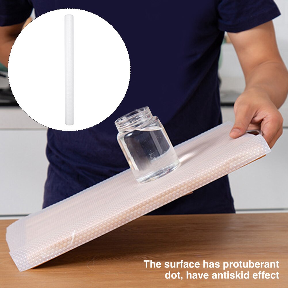 Shelf Liners Refrigerator Mat Non- Cabinet Drawer Non Slip EVA Moistureproof Multifunction For Kitchen Cupboard Pad Home
