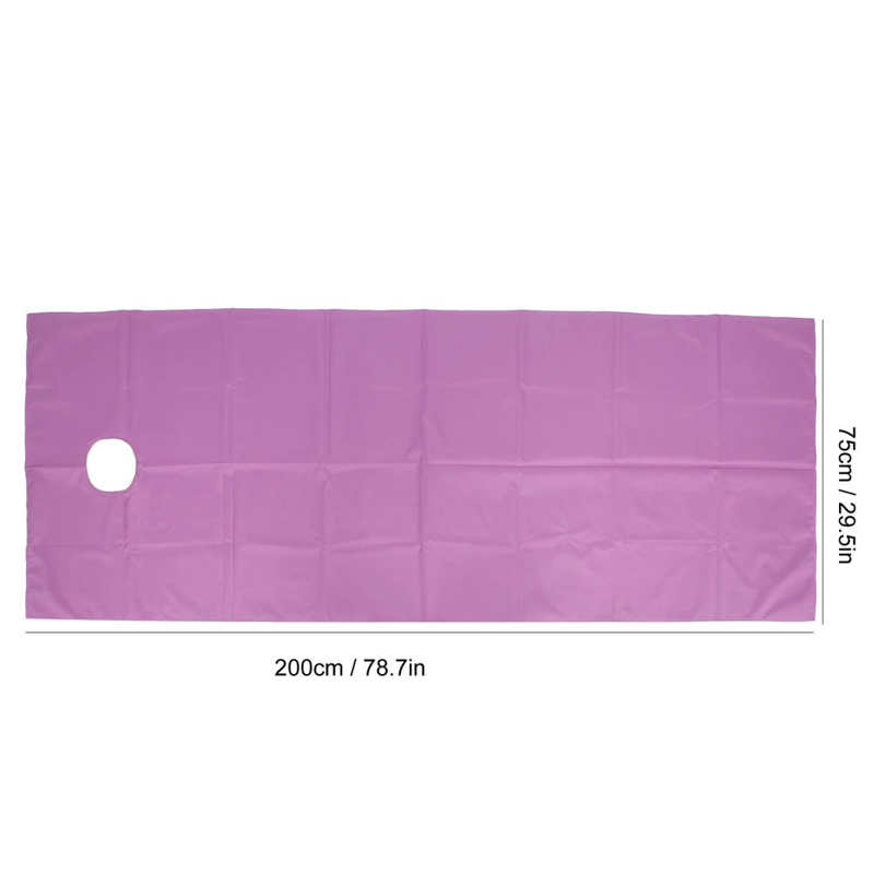 Massage Matras Full Body Massage Stoel Waterdichte Schoonheidssalon Laken Spa Massage Tafel Bed Cover (75X200cm Open Gat