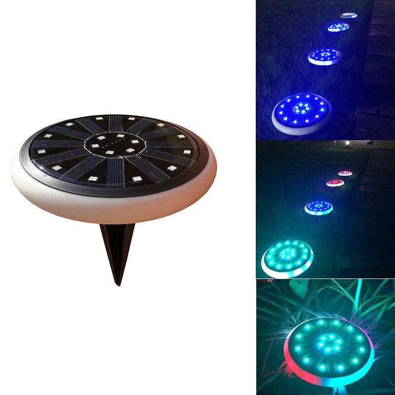 Ground Light Deck Lights Led Carrabile Driveway Light Waterproof RGB Garden Pathway 30pcs for Home Yard Luces De Suelo Solar