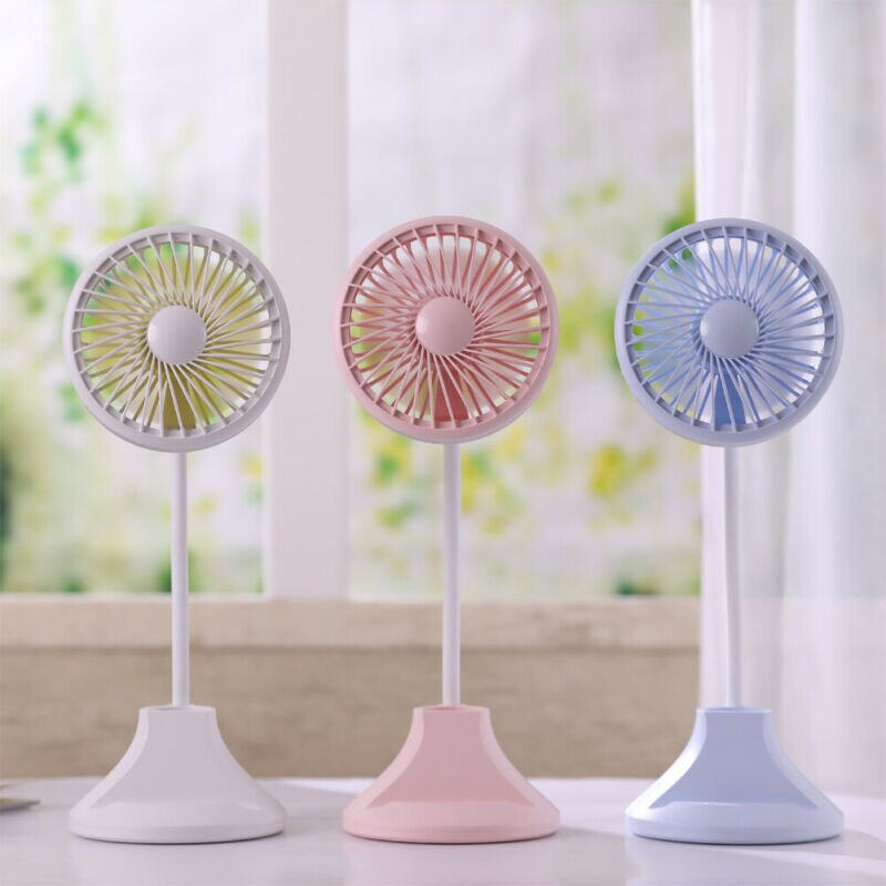 USB Rechargeable Portable LED Desk Lamp Fan lamp Clamp Flexible LED Night