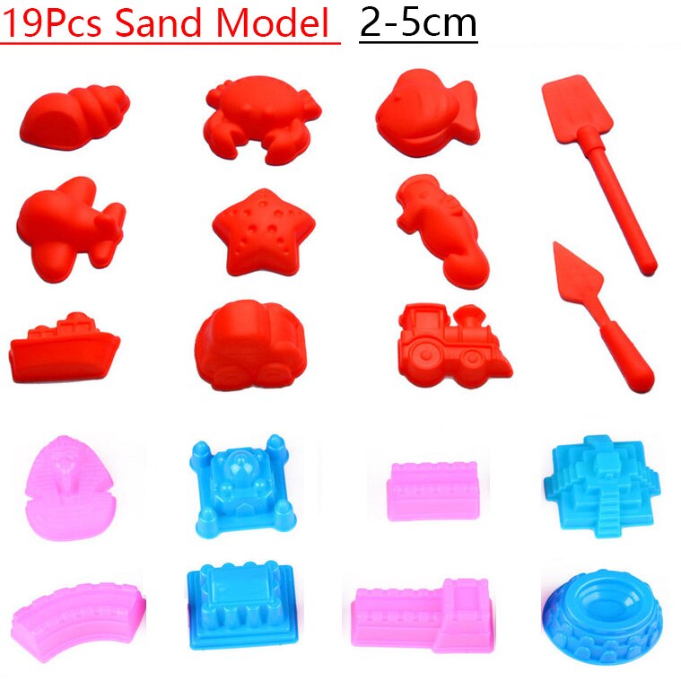 300g/Bag Slime Sand Clay Magic Toys Super Colored Dynamic Sand Indoor Arena Play Sand Clay Kids Toys for Children: D Sand Mold