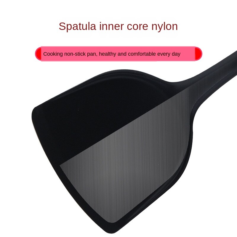 Fødevaregodkendt silikone turner gadget non-stick pande madlavning varmebestandig silikonespatel køkkenredskaber silikonespatel