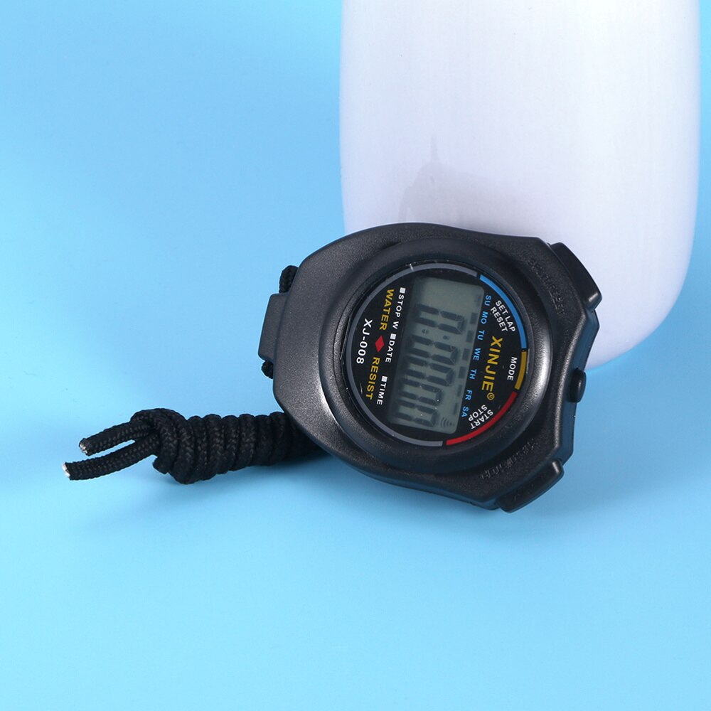 2Pc Chronograph Digital Timer Sport Stopwatch Handheld Digital Stopwatch Running Chronograph Counter w