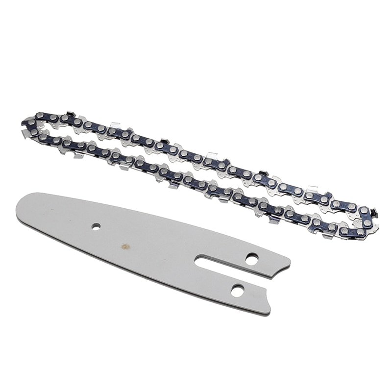 HILDA 4 Cal mini stalowy łańcuch robić piły łańcuchowej przewodnik piła elektryczna wymiana akcesoriów elektryczna piła łańcuchowa robić elektrycznej piły łańcuchowej