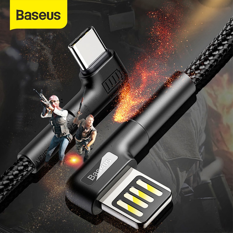 Baseus Usb Type C Kabel QC3.0 3A Snel Opladen Draad Voor Huawei Mate30 P30 Pro Xiaomi Oplader Draad USB-C Type -C Data Cord