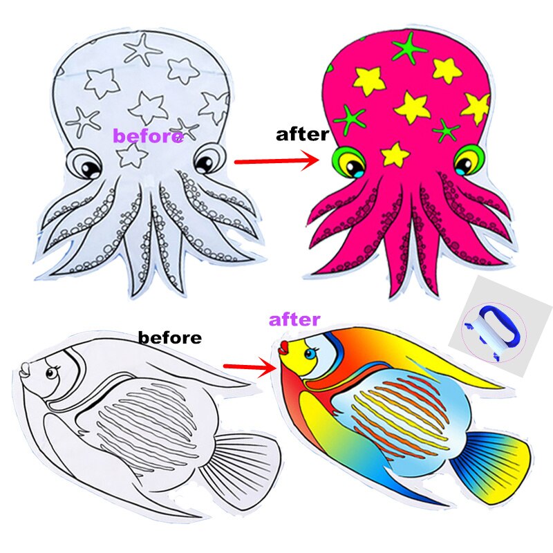 Outdoor Fun Sports DIY Kite With Flying Tools Good Flying For Kids Factory Outlet