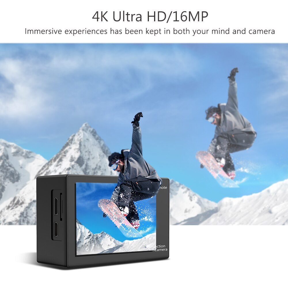 AKASO Vision 3 pro Ultra HD 4K Action Camera 30m Waterproof 2.0' Screen 1080p Sport Camera deportiva Go Extreme Pro Cam