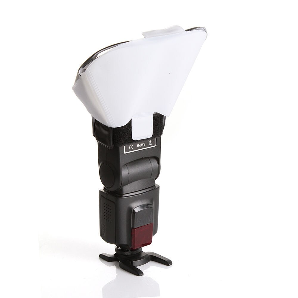 Universele 3 Kleur Flash Light Speedlite Diffuser Softbox Reflector voor Canon Nikon Olympus Sony Yongnuo Flash Diffuser